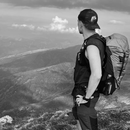 Sebastian Zieba looking into the distance